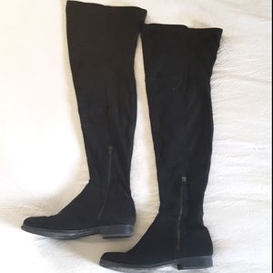 Black Knee-High Boots